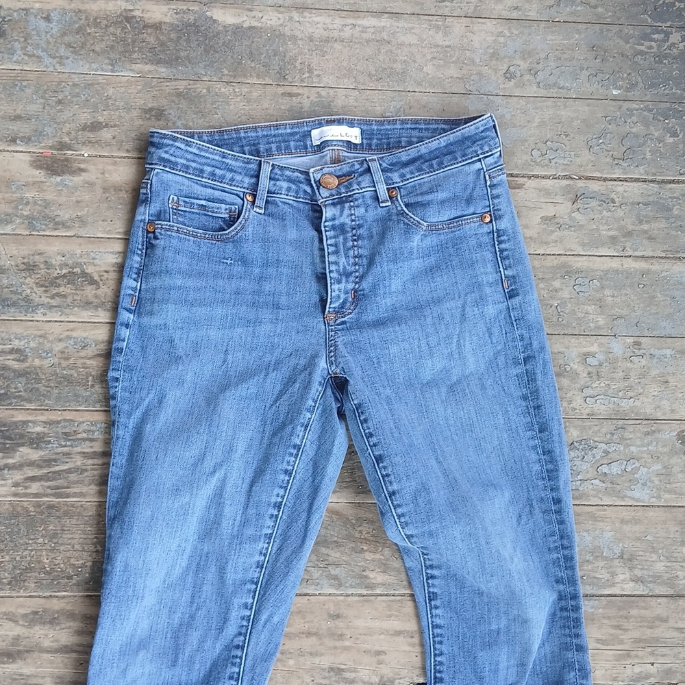GUC Loft Curvy Skinny Blue Jeans Size 4/27 - Picture 2 of 6
